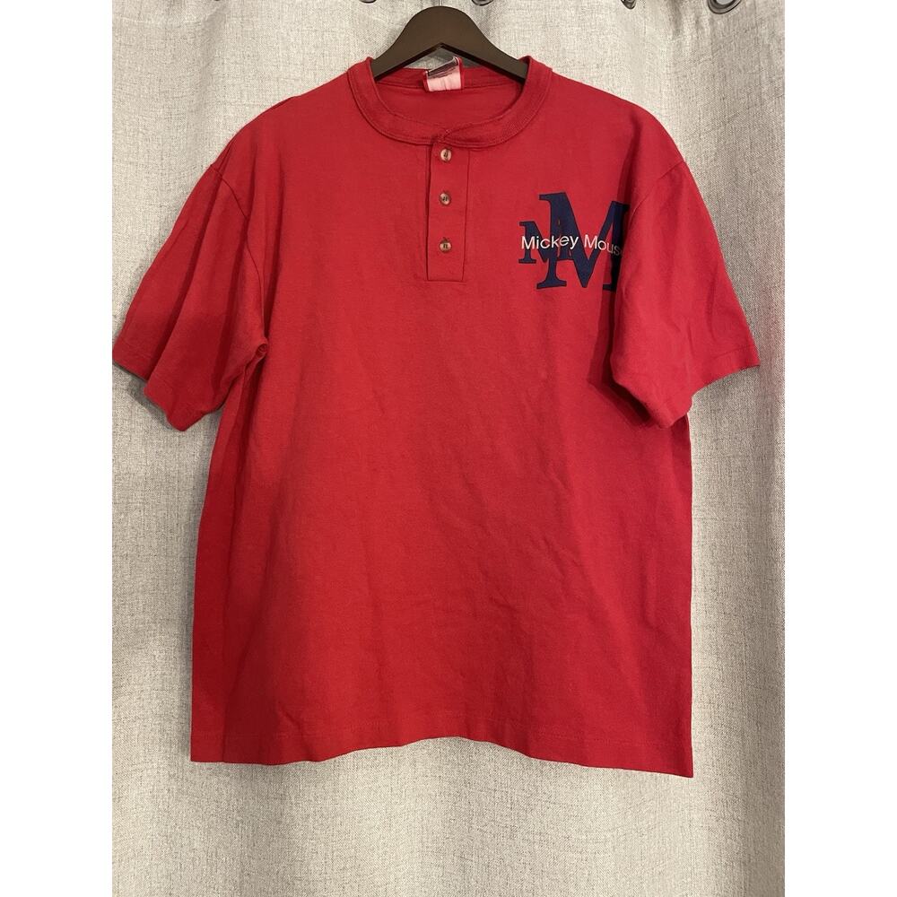 Mickey Mouse Vintage 90s Disney Single Stitch Logo t-shirt Small/Medium